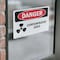 Signmission Contaminated Area Danger Sign, Vinyl Decal, 10in W x 7in L, 2PK OS-2PACK-DS-D-710-L-1834 - alternate 3